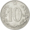 10 Haleru 1953-1958, KM# 38, Czechoslovakia