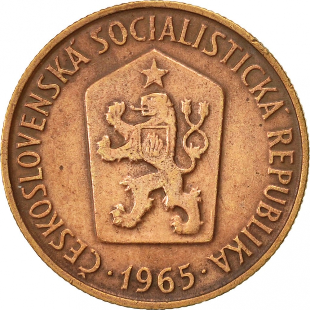 50 Haleru 1963-1971, KM# 55, Czechoslovakia