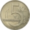 5 Korun 1937-1938, KM# 11a, Czechoslovakia