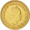 10 Kroner 1989-1993, KM# 867, Denmark, Margrethe II