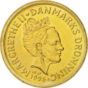 10 Kroner 1994-1999, KM# 877, Denmark, Margrethe II