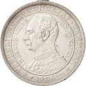 2 Kroner 1906, KM# 803, Denmark, Frederick VIII, Death of Christian IX and Accession of Frederick VIII