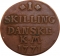 1 Skilling 1771, KM# 616, Denmark, Christian VII
