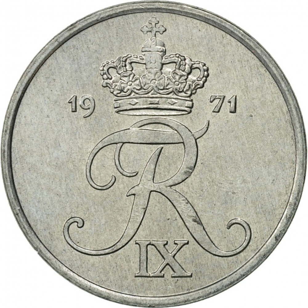 1 Øre 1948-1972, KM# 839, Denmark, Frederick IX