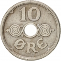 10 Øre 1924-1947, KM# 822, Denmark, Christian X