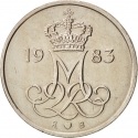 10 Øre 1973-1988, KM# 860, Denmark, Margrethe II
