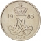 10 Øre 1973-1988, KM# 860, Denmark, Margrethe II