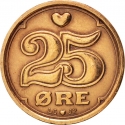 25 Øre 1990-2008, KM# 868, Denmark, Margrethe II