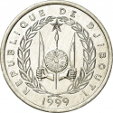 1 Franc 1977-1999, KM# 20, Djibouti