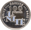 100 Francs 2002, KM# 38, Djibouti, 25th Anniversary of Independence of Djibouti
