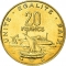 20 Francs 1977-2017, KM# 24, Djibouti