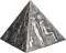 250 Francs 2023, Djibouti, 3D Ancient Pyramid, Bastet and Ra