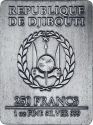 250 Francs 2018, Djibouti, The Three Musketeers, D'Artagnan