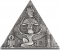 250 Francs 2023, Djibouti, 3D Ancient Pyramid, Osiris and Isis