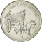 25 Centavos 1989-1991, KM# 71, Dominican Republic, KM# 71.2: beaded circle