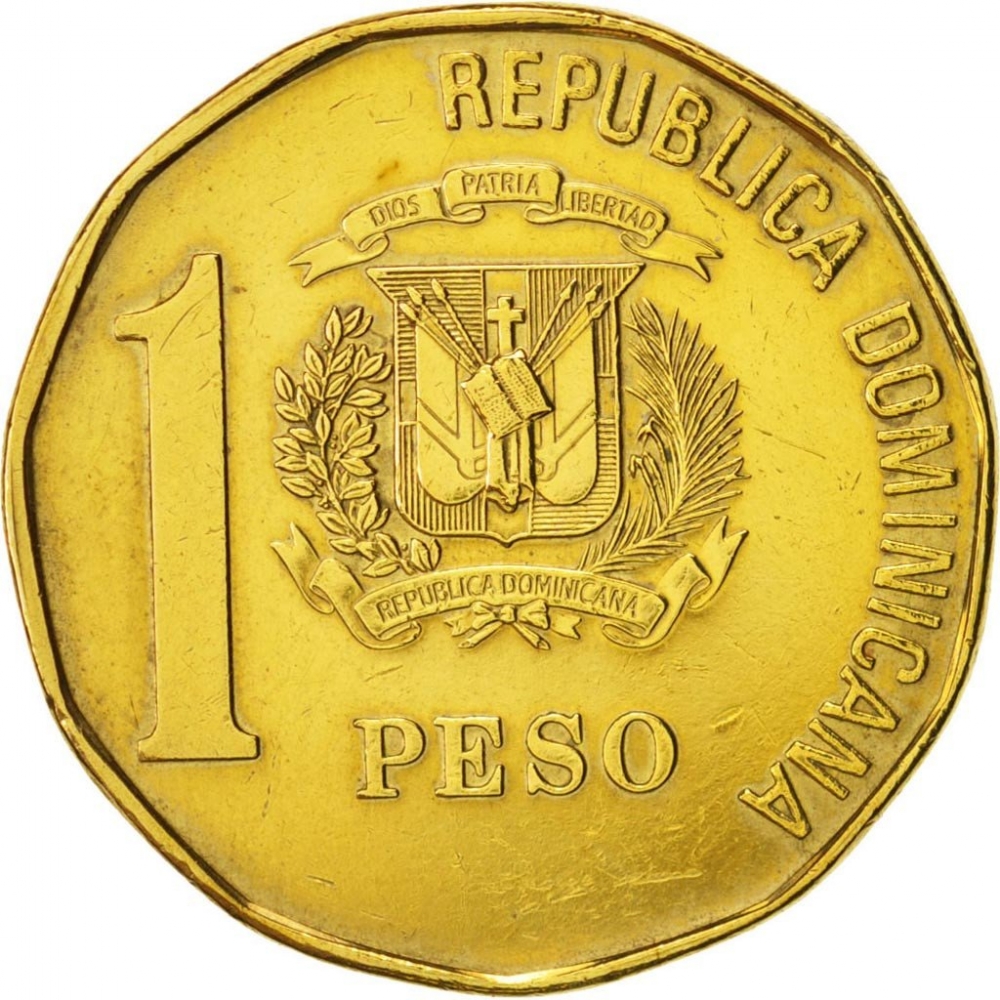 1 Peso 1991-2008, KM# 80, Dominican Republic