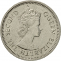 10 Cents 1955-1965, KM# 5, British Caribbean Territories, Elizabeth II