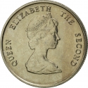 10 Cents 1981-2000, KM# 13, East Caribbean States, Elizabeth II