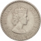 25 Cents 1955-1965, KM# 6, British Caribbean Territories, Elizabeth II