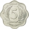 5 Cents 1981-2000, KM# 12, East Caribbean States, Elizabeth II
