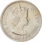 50 Cents 1955-1965, KM# 7, British Caribbean Territories, Elizabeth II