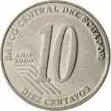 10 Centavos 2000, KM# 106, Ecuador