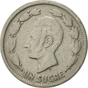 1 Sucre 1937-1946, KM# 78, Ecuador