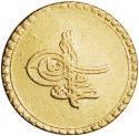 1 Ashrafi 1703, KM# 72, Egypt, Eyalet / Khedivate, Ahmed III