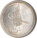 2½ Qirsh 1863, KM# 251, Egypt, Eyalet / Khedivate, Abdülaziz