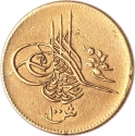 100 Qirsh 1876-1882, KM# 285, Egypt, Eyalet / Khedivate, Abdul Hamid II