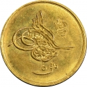5 Qirsh 1889-1908, KM# 298, Egypt, Eyalet / Khedivate, Abdul Hamid II