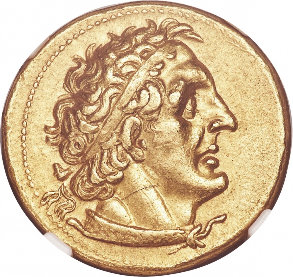 Pentadrachm (Coin) Portraying King Ptolemy I Soter