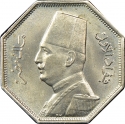 2½ Milliemes 1933, KM# 356, Egypt, Fuad I