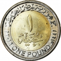 1 Pound 2019, Egypt, 80th Anniversary of the Ministry of Social Solidarity