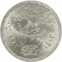 1 Pound 1982, KM# 545, Egypt, Egyptian Air Force, Sinai Liberation Day