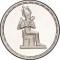 5 Pounds 1994, KM# 800, Egypt, Pharaonic Treasure / Ancient Egyptian Art, God Osiris