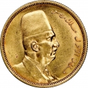 100 Qirsh 1922, KM# 341, Egypt, Fuad I