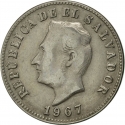 5 Centavos 1939-1974, KM# 134, El Salvador