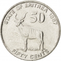 50 Cents 1997, KM# 47, Eritrea