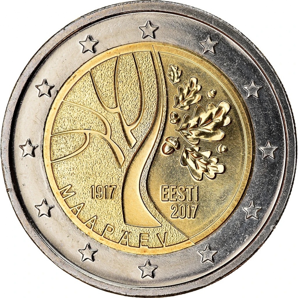 Details about   Gem Unc Estonia 2017 2 Euro Cents~The Map of Estonia~Free Shipping 