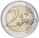 2 Euro 2021, KM# 98, Estonia, Estonian National Symbols, Wolf