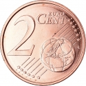 2 Euro Cent 2011-2021, KM# 62, Estonia