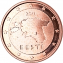 5 Euro Cent 2011-2022, KM# 63, Estonia
