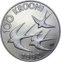 100 Krooni 1992, KM# 27, Estonia, Monetary Reform