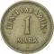 1 Mark 1924, KM# 1a, Estonia