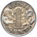 1 Sent 1929, KM# 10, Estonia