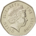 20 Pence 2004, KM#  134, Falkland Islands (Islas Malvinas), Elizabeth II