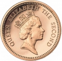 1 Pound 1987, KM# 24b, Falkland Islands (Islas Malvinas), Elizabeth II