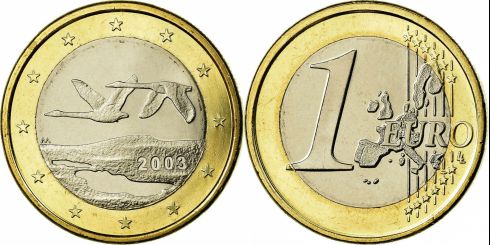 1 Euro Finland, Republic 1999-2006, KM# 104