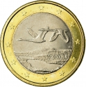 1 Euro 2007-2023, KM# 129, Finland, Republic